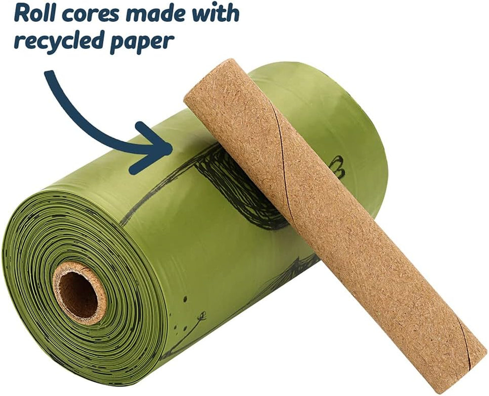 Dog Poop Bags 540 Count, Unscented Thick Waste Bags with Dispenser, 100% Leak-Proof Doggie Bag Refill Rolls